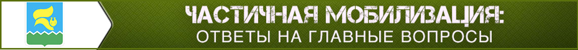 Баннер Частичная мобилизация.