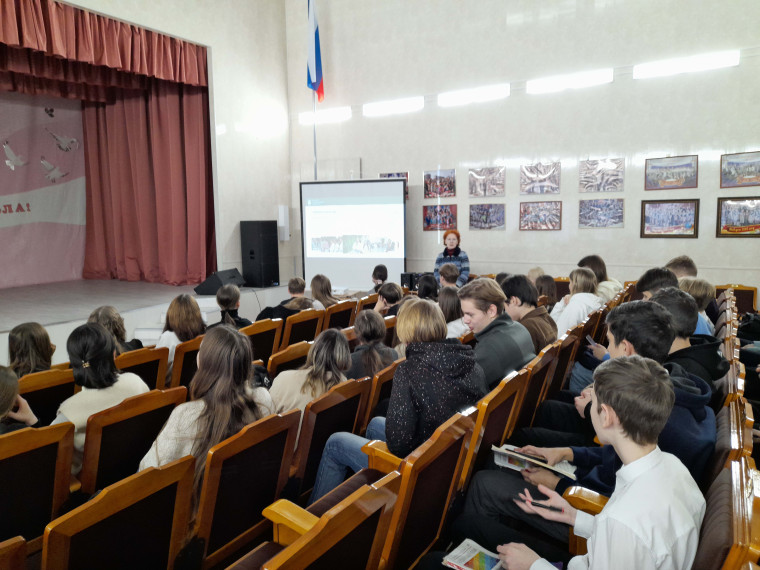 Встреча представителей Югорского государственного университета с обучающимися  9, 11 классов.